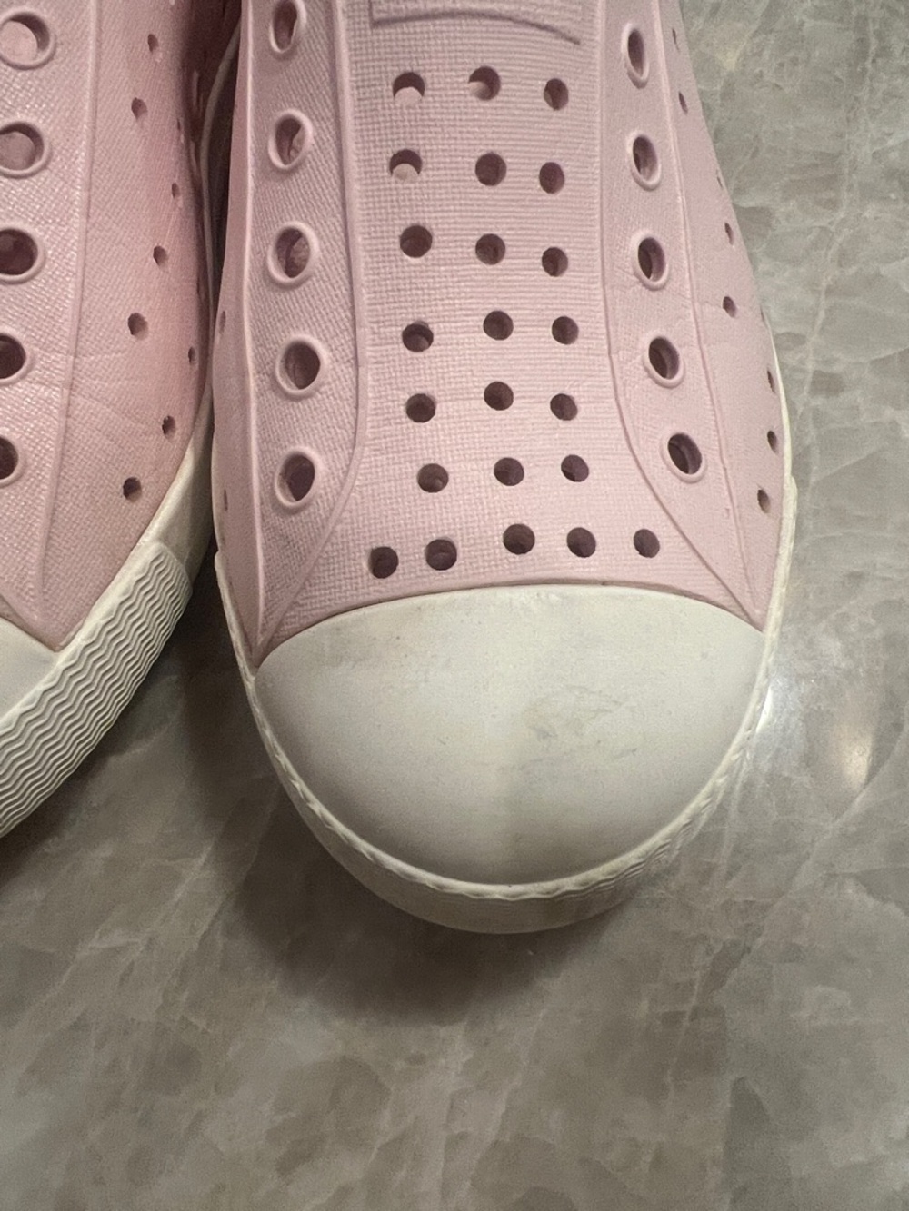 Native Slip-On Sneakers in Light Pink with White Soles - Picture 6 of 7